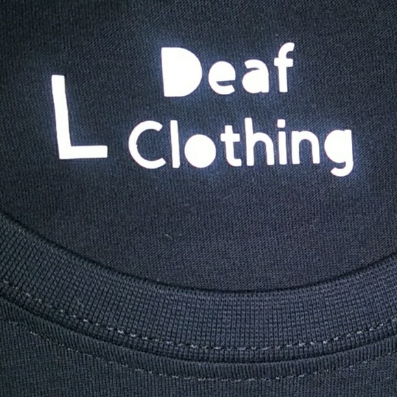 Deaf clothing Tee - Picture 3 of 3